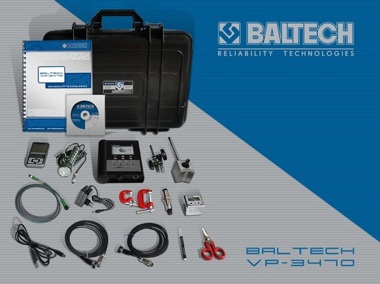 Прибор для балансировки, BALTECH VP-3470, виброанализатор, ГОСТ балансировка